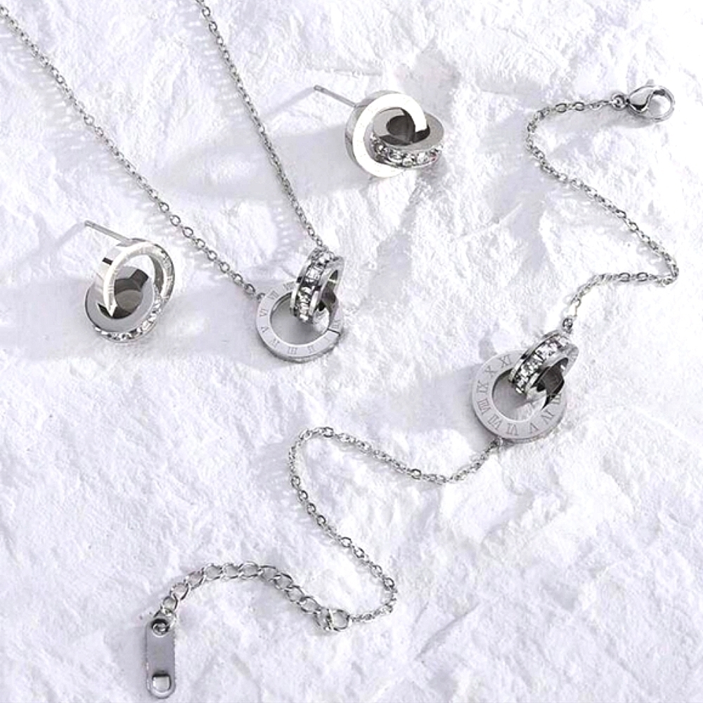 ‼️4 Piece Elegant Jewelry Set 🔥+Gift Box